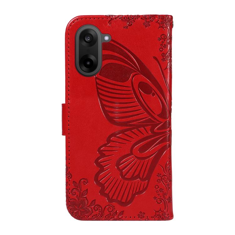 For OnePlus Nord CE5 Swallowtail Butterfly Embossed Leather Phone Case