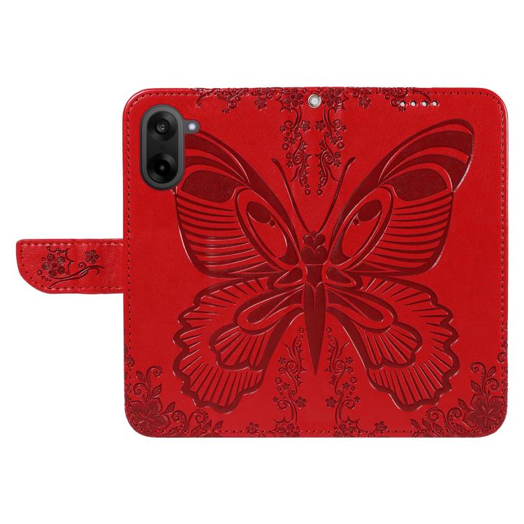 For OnePlus Nord CE5 Swallowtail Butterfly Embossed Leather Phone Case