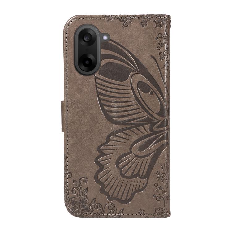 For OnePlus Nord CE5 Swallowtail Butterfly Embossed Leather Phone Case