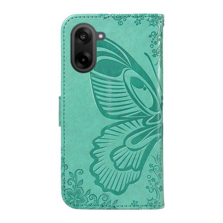For OnePlus Nord CE5 Swallowtail Butterfly Embossed Leather Phone Case