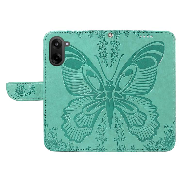 For OnePlus Nord CE5 Swallowtail Butterfly Embossed Leather Phone Case