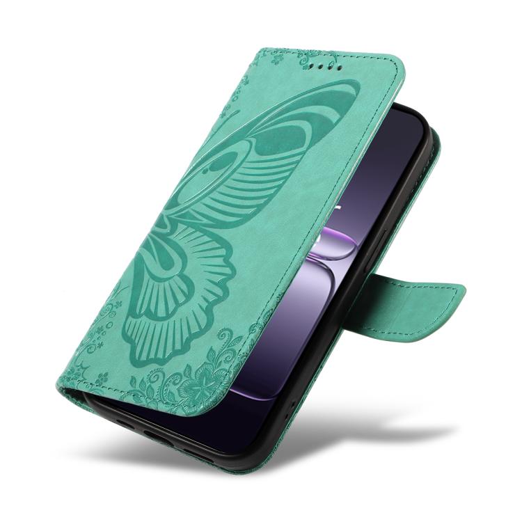 For OnePlus Nord CE5 Swallowtail Butterfly Embossed Leather Phone Case