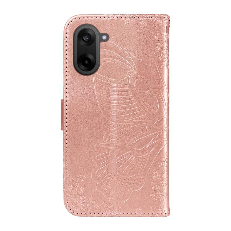 For OnePlus Nord CE5 Swallowtail Butterfly Embossed Leather Phone Case