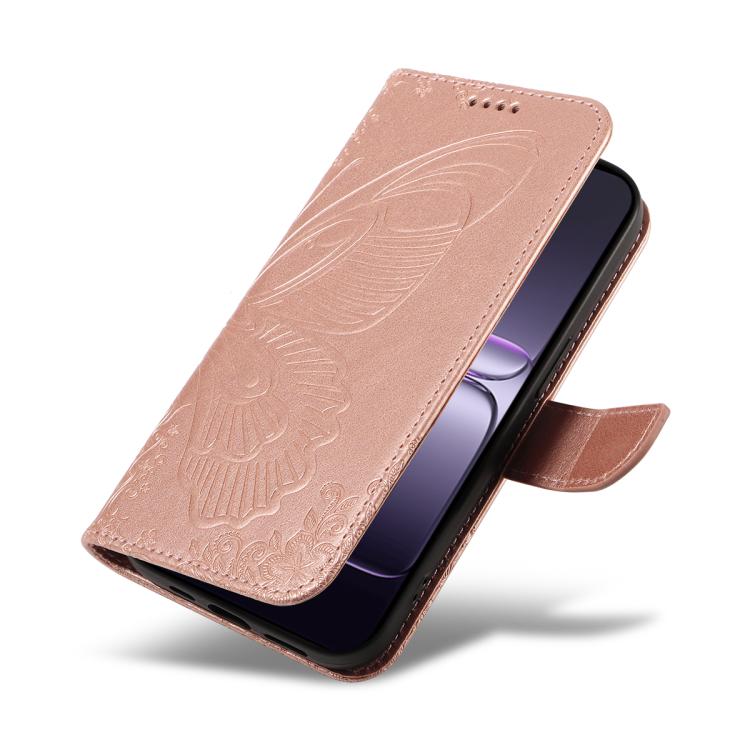 For OnePlus Nord CE5 Swallowtail Butterfly Embossed Leather Phone Case