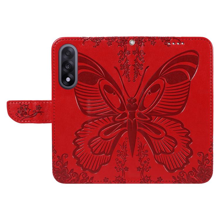 For OnePlus Ace 5 Ultra Swallowtail Butterfly Embossed Leather Phone Case