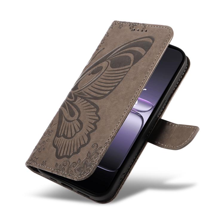 For OnePlus Ace 5 Ultra Swallowtail Butterfly Embossed Leather Phone Case