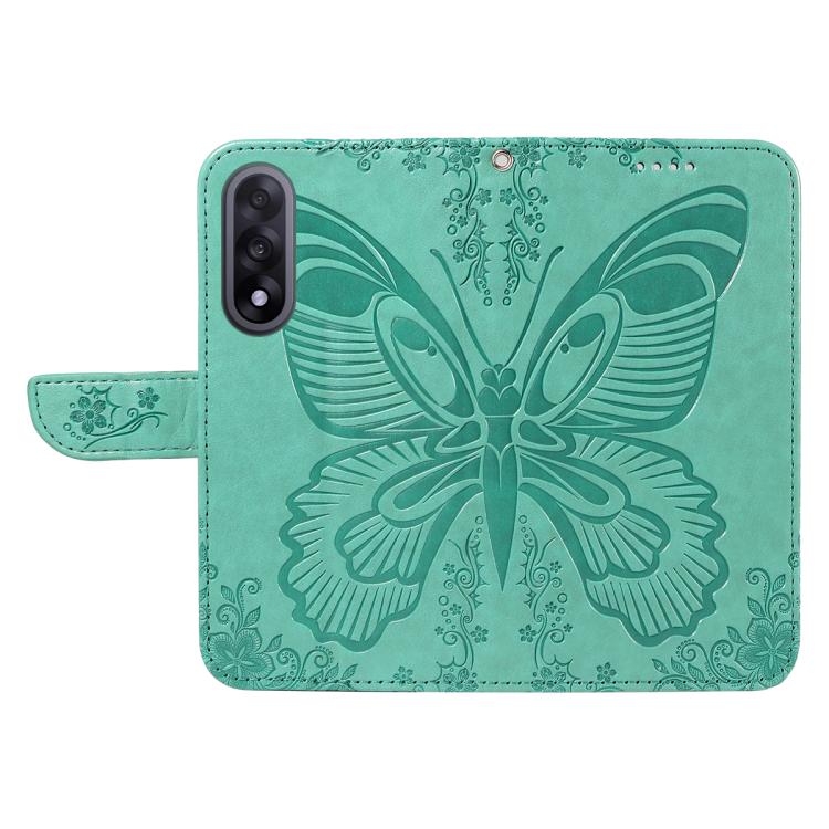 For OnePlus Ace 5 Ultra Swallowtail Butterfly Embossed Leather Phone Case