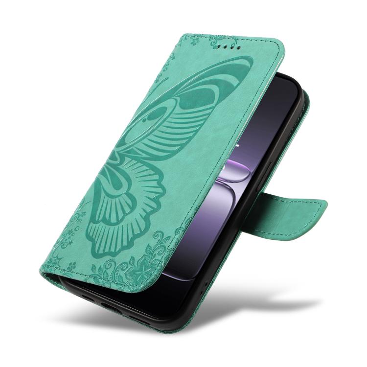 For OnePlus Ace 5 Ultra Swallowtail Butterfly Embossed Leather Phone Case