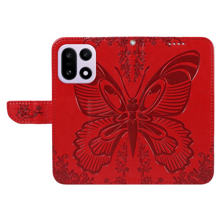 For OnePlus 15 Swallowtail Butterfly Embossed Leather Phone Case