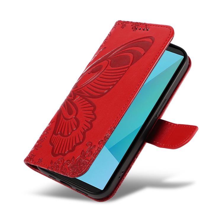 For Sony Xperia 10 VII Swallowtail Butterfly Embossed Leather Phone Case