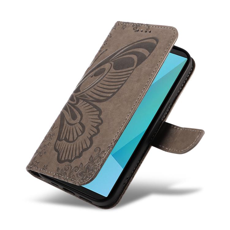 For Sony Xperia 10 VII Swallowtail Butterfly Embossed Leather Phone Case
