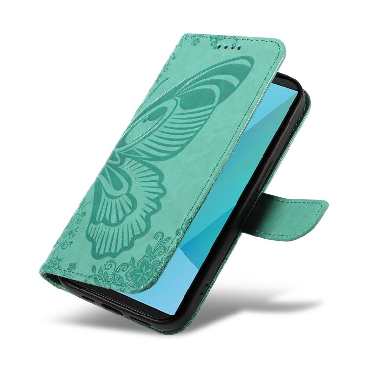 For Sony Xperia 10 VII Swallowtail Butterfly Embossed Leather Phone Case