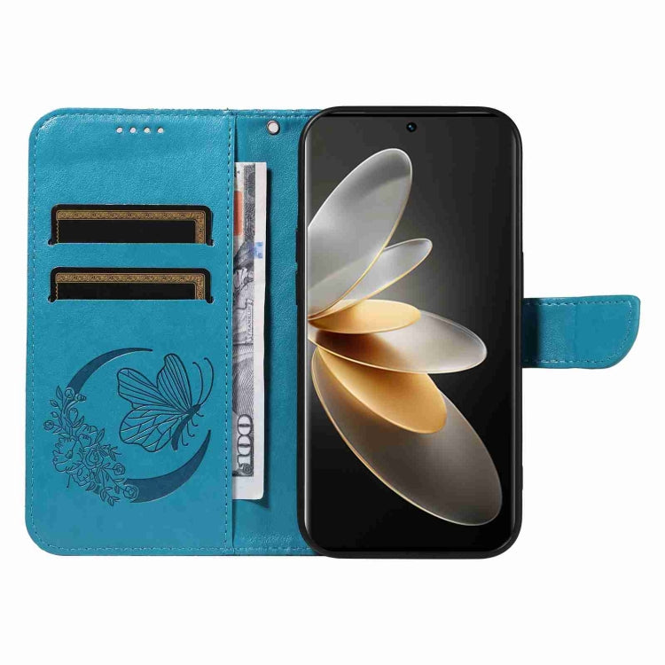 For vivo V27 5G / V27 Pro 5G Swallowtail Butterfly Embossed Leather Phone Case