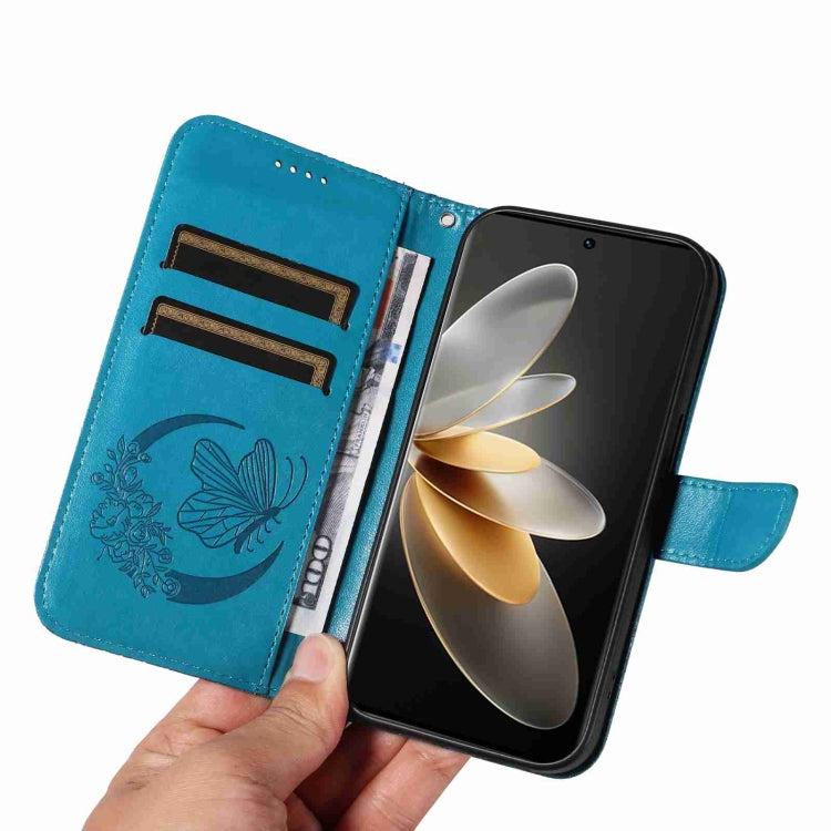 For vivo V27 5G / V27 Pro 5G Swallowtail Butterfly Embossed Leather Phone Case