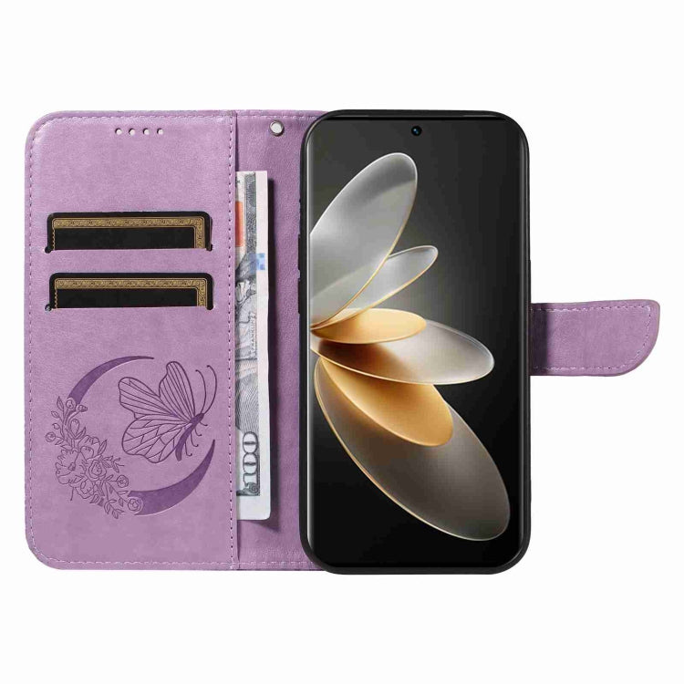 For vivo V27 5G / V27 Pro 5G Swallowtail Butterfly Embossed Leather Phone Case
