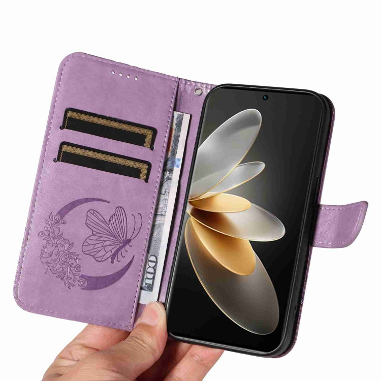 For vivo V27 5G / V27 Pro 5G Swallowtail Butterfly Embossed Leather Phone Case