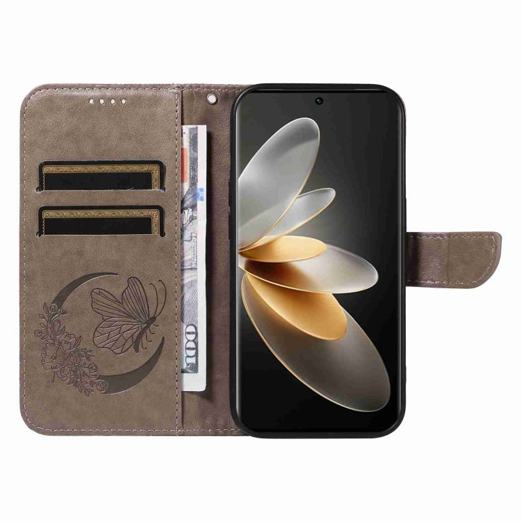 For vivo V27 5G / V27 Pro 5G Swallowtail Butterfly Embossed Leather Phone Case