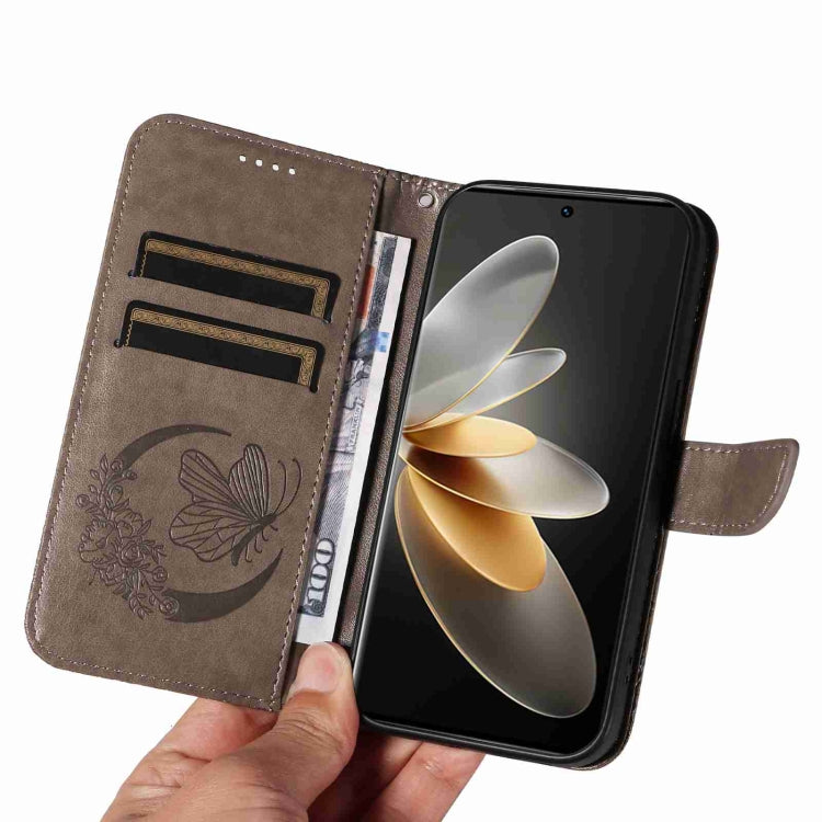 For vivo V27 5G / V27 Pro 5G Swallowtail Butterfly Embossed Leather Phone Case