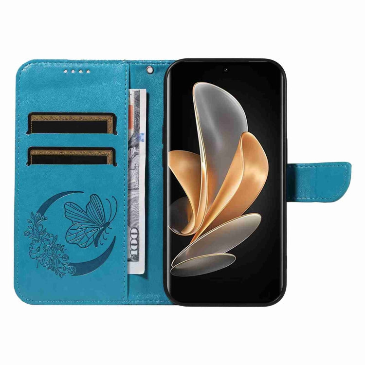 For vivo V29 5G Swallowtail Butterfly Embossed Leather Phone Case