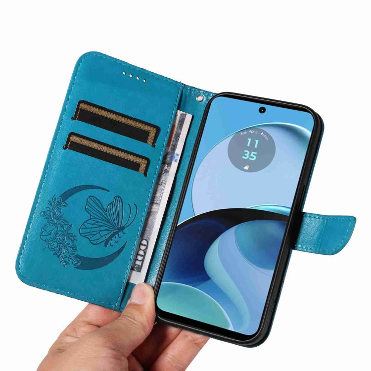 For vivo Y21 / Y21s / Y33s Swallowtail Butterfly Embossed Leather Phone Case