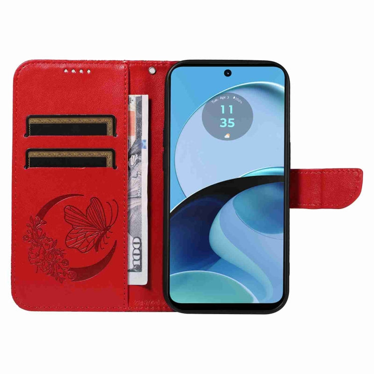 For vivo Y21 / Y21s / Y33s Swallowtail Butterfly Embossed Leather Phone Case