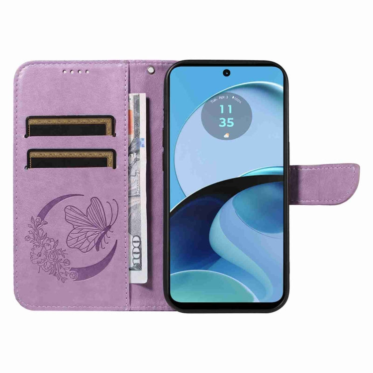 For vivo Y21 / Y21s / Y33s Swallowtail Butterfly Embossed Leather Phone Case