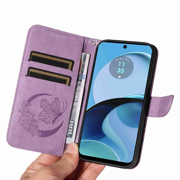 For vivo Y21 / Y21s / Y33s Swallowtail Butterfly Embossed Leather Phone Case