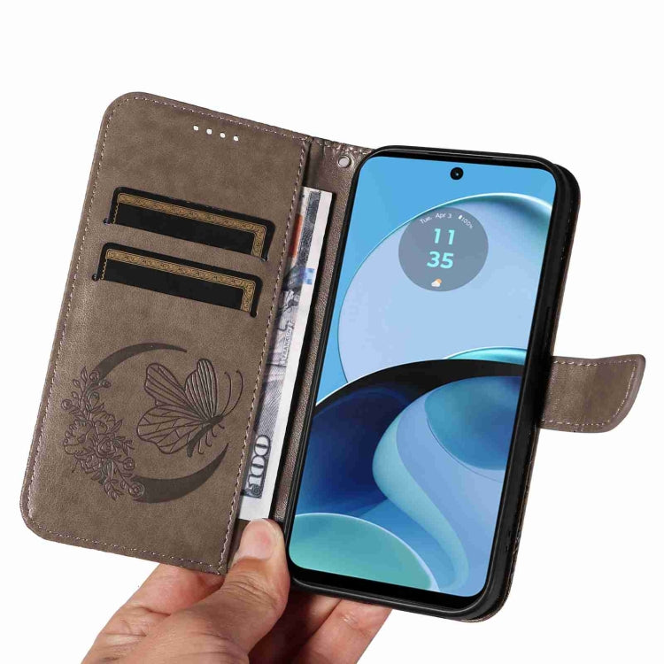 For vivo Y21 / Y21s / Y33s Swallowtail Butterfly Embossed Leather Phone Case