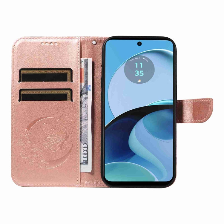 For vivo Y21 / Y21s / Y33s Swallowtail Butterfly Embossed Leather Phone Case