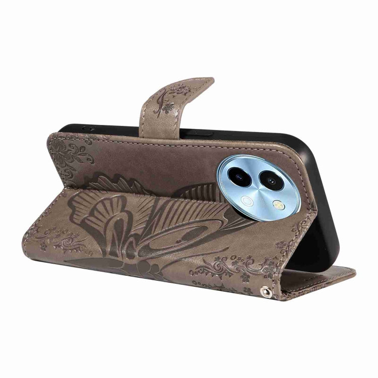 For vivo Y38 5G / Y200i / T3x Swallowtail Butterfly Embossed Leather Phone Case