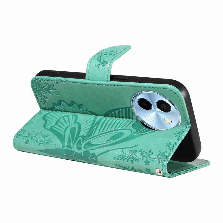 For vivo Y38 5G / Y200i / T3x Swallowtail Butterfly Embossed Leather Phone Case