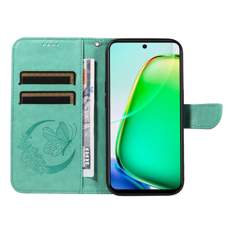 For vivo Y28 4G Swallowtail Butterfly Embossed Leather Phone Case
