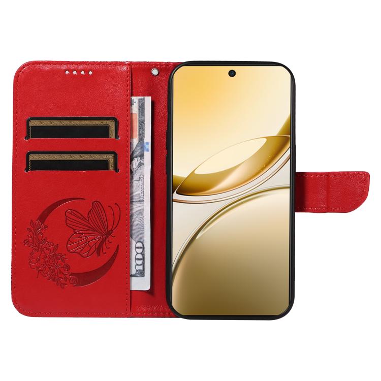 For vivo V50 5G Global Swallowtail Butterfly Embossed Leather Phone Case