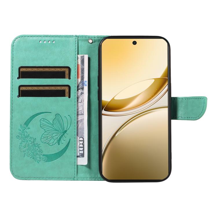 For vivo V50 5G Global Swallowtail Butterfly Embossed Leather Phone Case