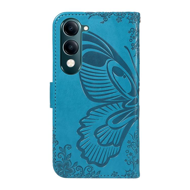 For vivo Y29S 5G / Y04 Swallowtail Butterfly Embossed Leather Phone Case