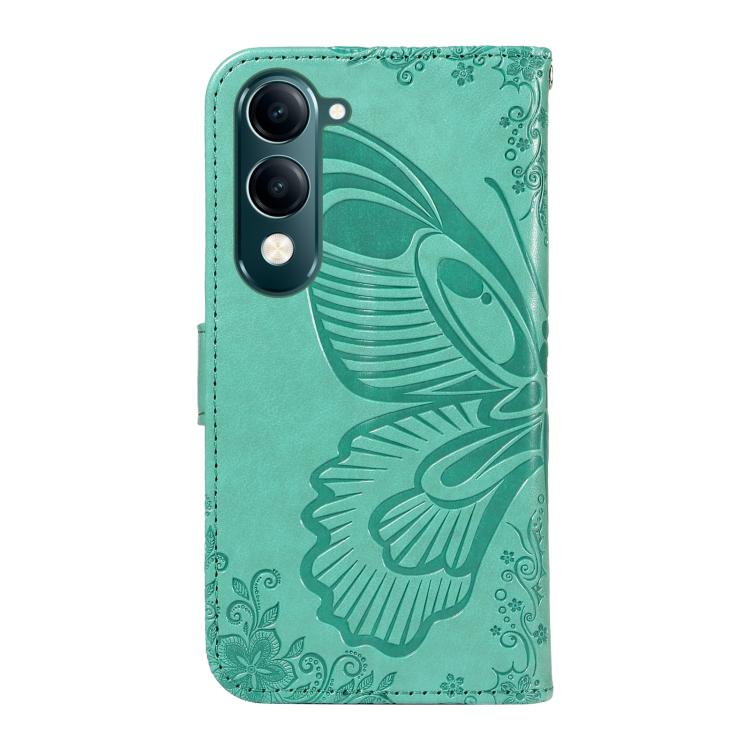 For vivo Y29S 5G / Y04 Swallowtail Butterfly Embossed Leather Phone Case