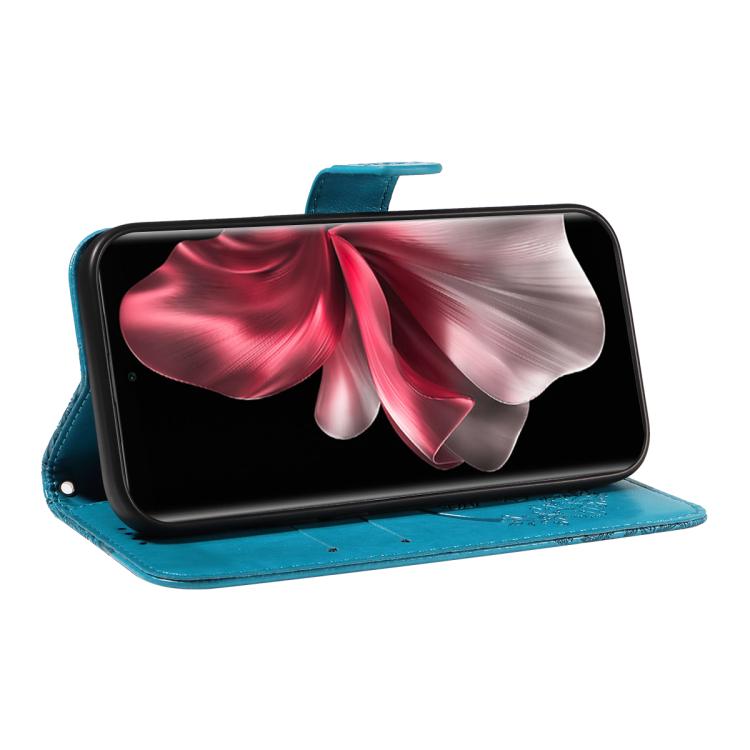 For vivo V30E / V40 Lite Global Swallowtail Butterfly Embossed Leather Phone Case