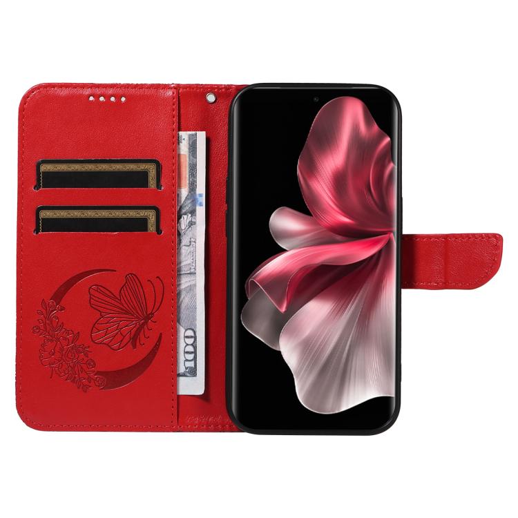 For vivo V30E / V40 Lite Global Swallowtail Butterfly Embossed Leather Phone Case