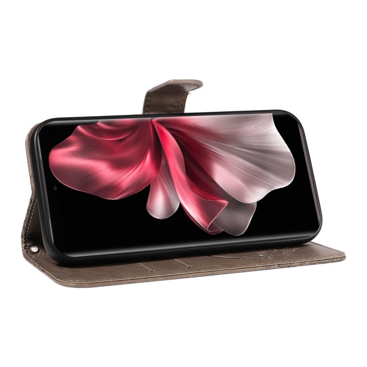 For vivo V30E / V40 Lite Global Swallowtail Butterfly Embossed Leather Phone Case