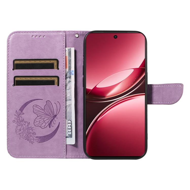 For vivo V50 Lite 5G Global Swallowtail Butterfly Embossed Leather Phone Case