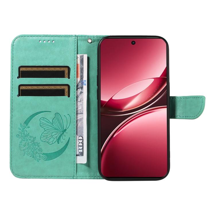 For vivo V50 Lite 5G Global Swallowtail Butterfly Embossed Leather Phone Case