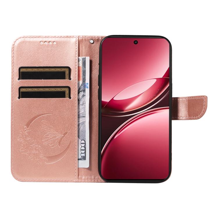 For vivo V50 Lite 5G Global Swallowtail Butterfly Embossed Leather Phone Case