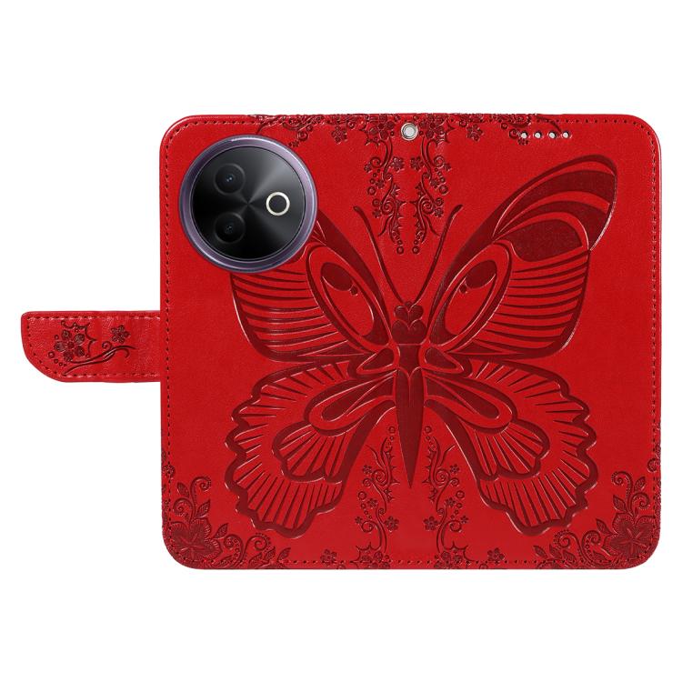 For vivo Y39 5G Global Swallowtail Butterfly Embossed Leather Phone Case