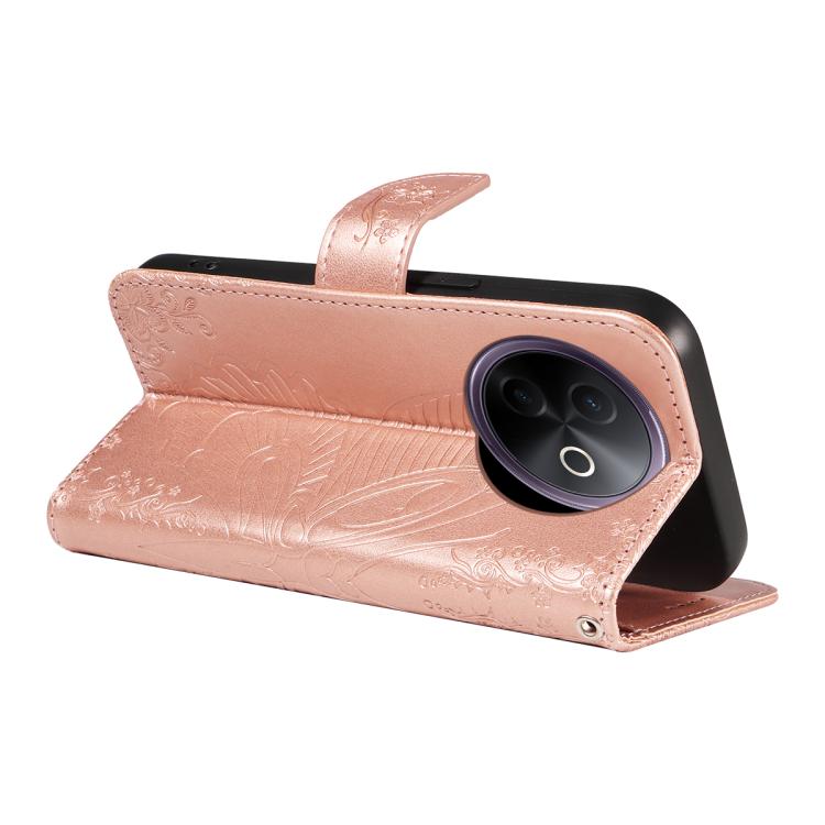 For vivo Y39 5G Global Swallowtail Butterfly Embossed Leather Phone Case