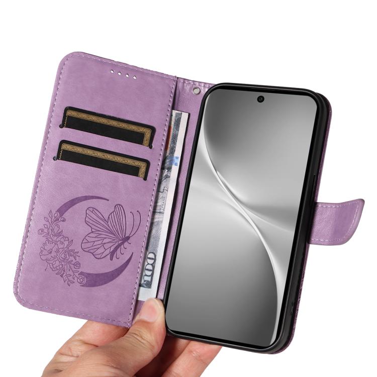 For vivo V60 5G Swallowtail Butterfly Embossed Leather Phone Case