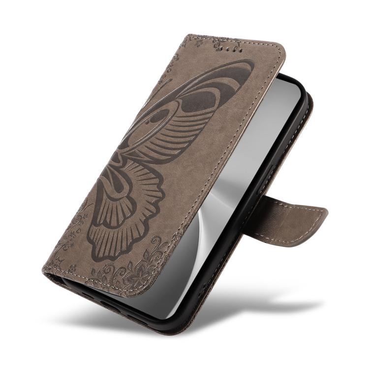 For vivo V60 5G Swallowtail Butterfly Embossed Leather Phone Case