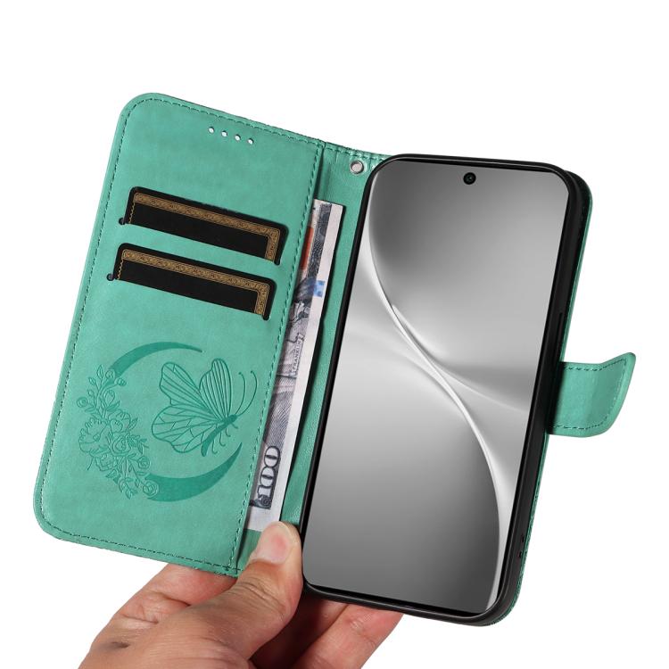For vivo V60 5G Swallowtail Butterfly Embossed Leather Phone Case