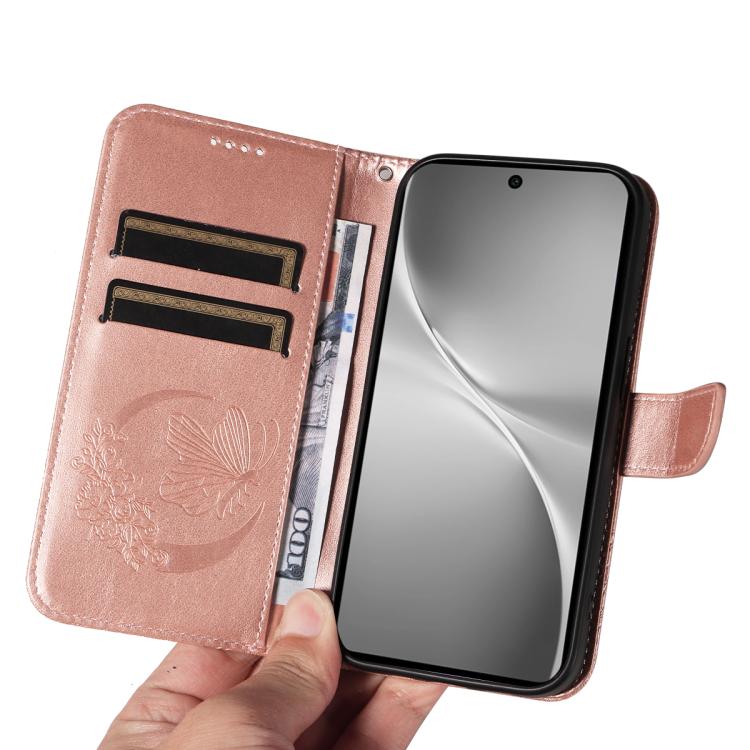 For vivo V60 5G Swallowtail Butterfly Embossed Leather Phone Case