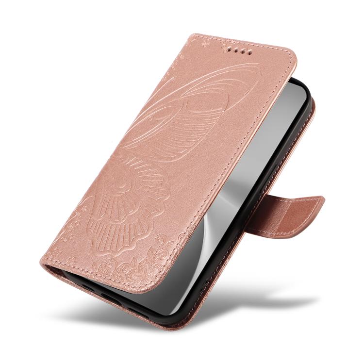 For vivo V60 5G Swallowtail Butterfly Embossed Leather Phone Case