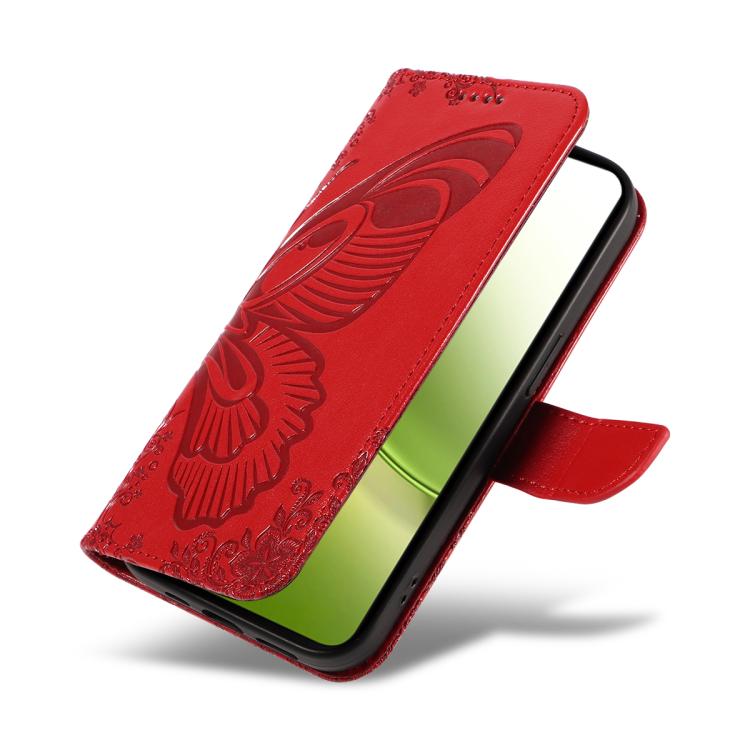 For vivo Y400 5G Swallowtail Butterfly Embossed Leather Phone Case